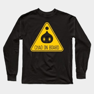 Chao on Board - Neutral Long Sleeve T-Shirt